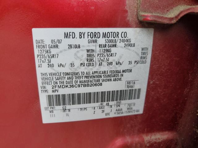 Photo 11 VIN: 2FMDK36C97BB20608 - FORD EDGE SE 