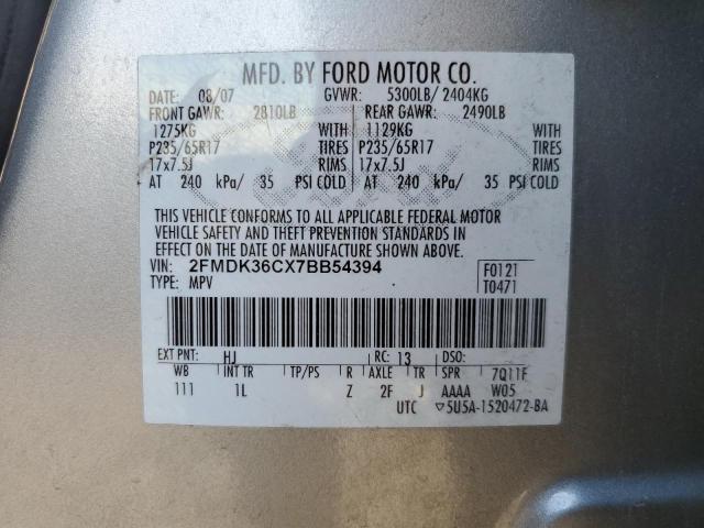 Photo 12 VIN: 2FMDK36CX7BB54394 - FORD EDGE SE 