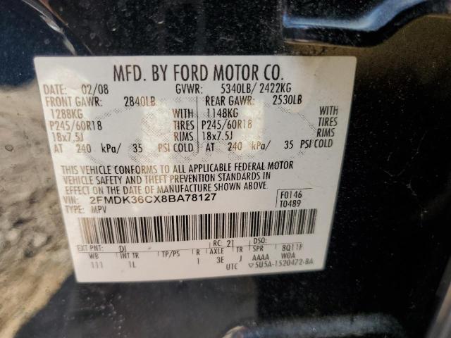 Photo 12 VIN: 2FMDK36CX8BA78127 - FORD EDGE SE 