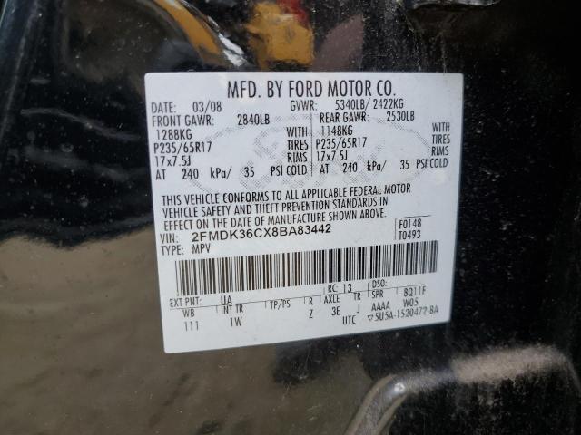 Photo 12 VIN: 2FMDK36CX8BA83442 - FORD EDGE 