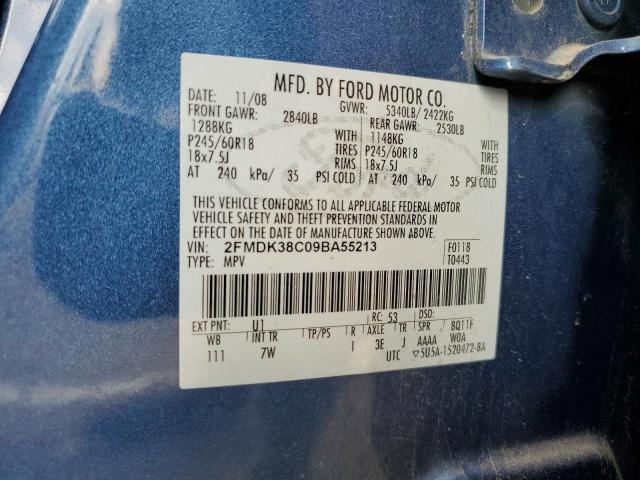 Photo 11 VIN: 2FMDK38C09BA55213 - FORD EDGE 