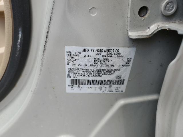 Photo 11 VIN: 2FMDK38C17BA63270 - FORD EDGE SEL 