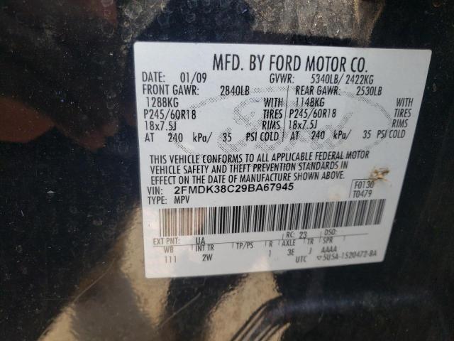 Photo 13 VIN: 2FMDK38C29BA67945 - FORD EDGE 