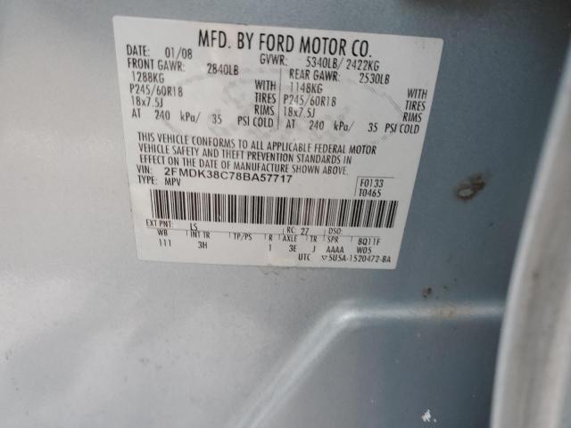 Photo 11 VIN: 2FMDK38C78BA57717 - FORD EDGE 