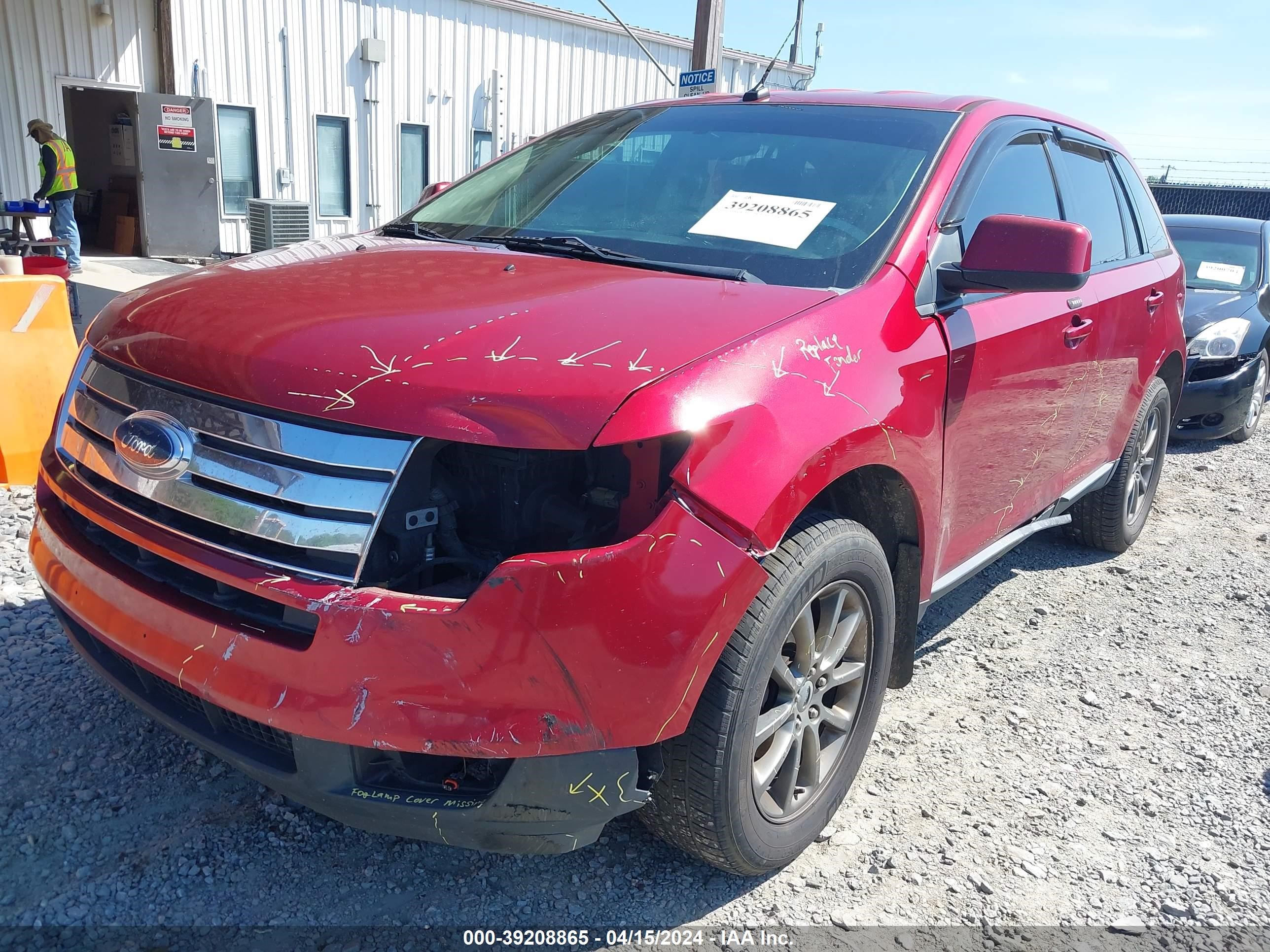 Photo 1 VIN: 2FMDK38C88BB29363 - FORD EDGE 