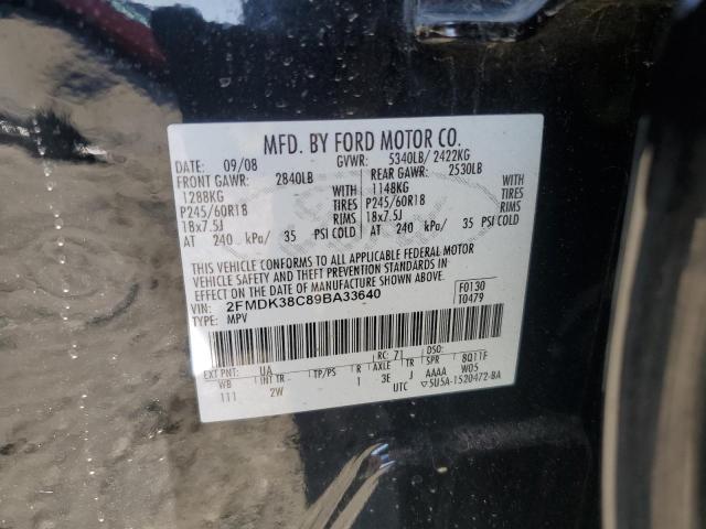 Photo 12 VIN: 2FMDK38C89BA33640 - FORD EDGE 