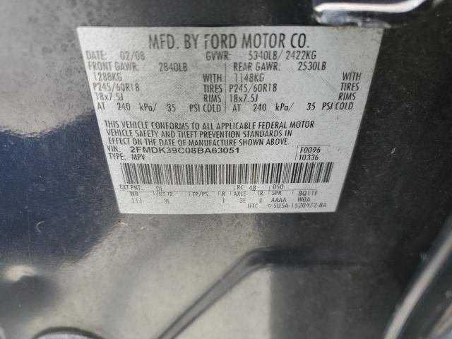 Photo 11 VIN: 2FMDK39C08BA63051 - FORD EDGE LIMIT 