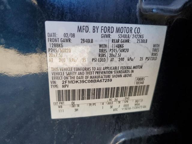 Photo 13 VIN: 2FMDK39C08BA67259 - FORD EDGE 