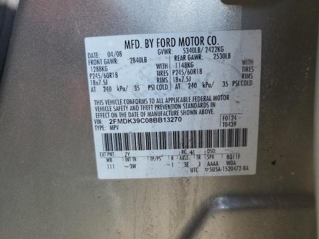 Photo 12 VIN: 2FMDK39C08BB13270 - FORD EDGE 