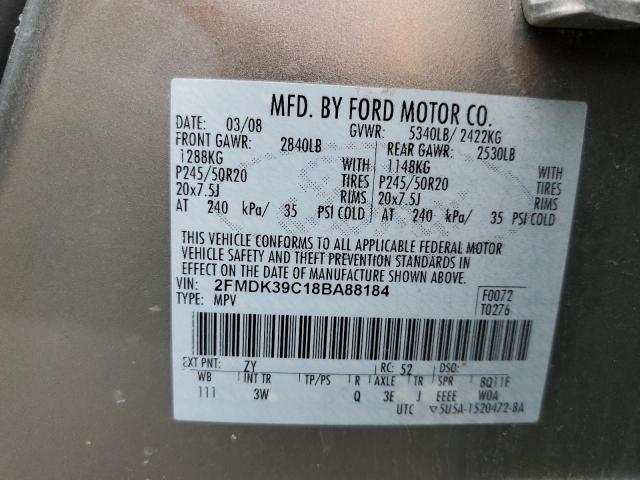 Photo 11 VIN: 2FMDK39C18BA88184 - FORD EDGE LIMIT 