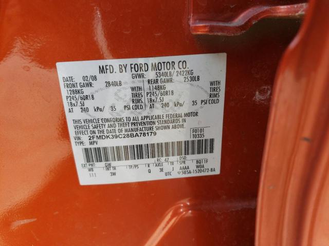 Photo 12 VIN: 2FMDK39C28BA78179 - FORD EDGE 