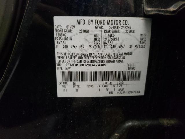 Photo 12 VIN: 2FMDK39C29BA74389 - FORD EDGE LIMIT 