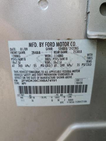 Photo 13 VIN: 2FMDK39C39BA74191 - FORD EDGE LIMIT 