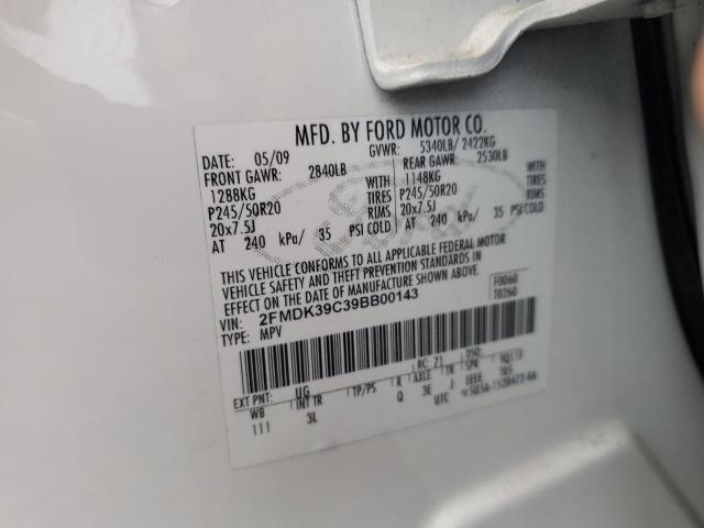 Photo 11 VIN: 2FMDK39C39BB00143 - FORD EDGE LIMIT 