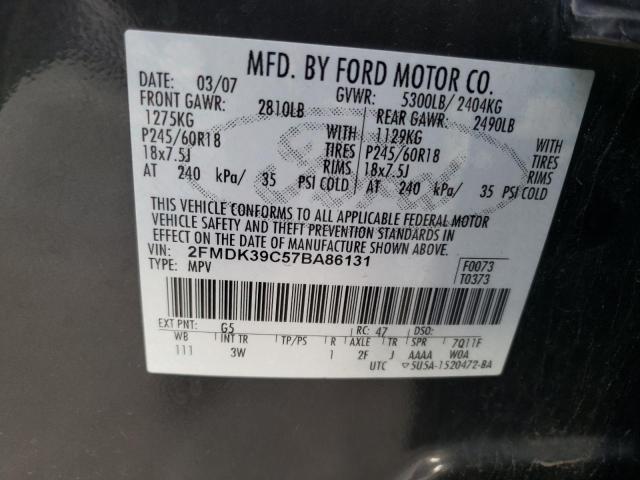 Photo 12 VIN: 2FMDK39C57BA86131 - FORD EDGE 