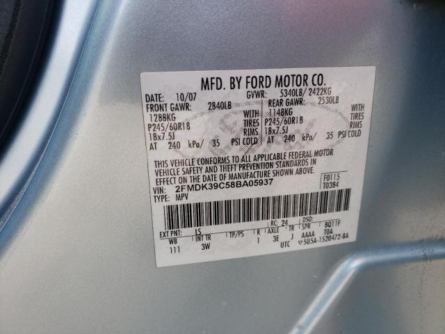 Photo 12 VIN: 2FMDK39C58BA05937 - FORD EDGE LIMIT 