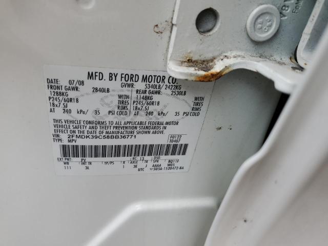 Photo 12 VIN: 2FMDK39C58BB36771 - FORD EDGE 