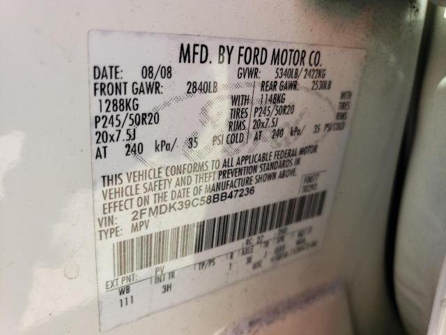 Photo 12 VIN: 2FMDK39C58BB47236 - FORD EDGE LIMIT 