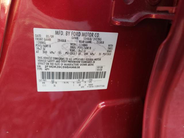 Photo 11 VIN: 2FMDK39C59BA96838 - FORD EDGE 