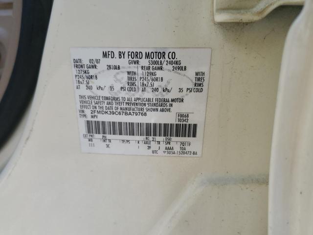 Photo 12 VIN: 2FMDK39C67BA79768 - FORD EDGE 