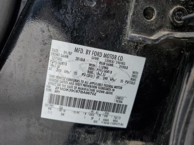 Photo 11 VIN: 2FMDK39C67BA96702 - FORD EDGE 