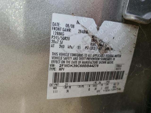 Photo 11 VIN: 2FMDK39C68BB44278 - FORD EDGE 