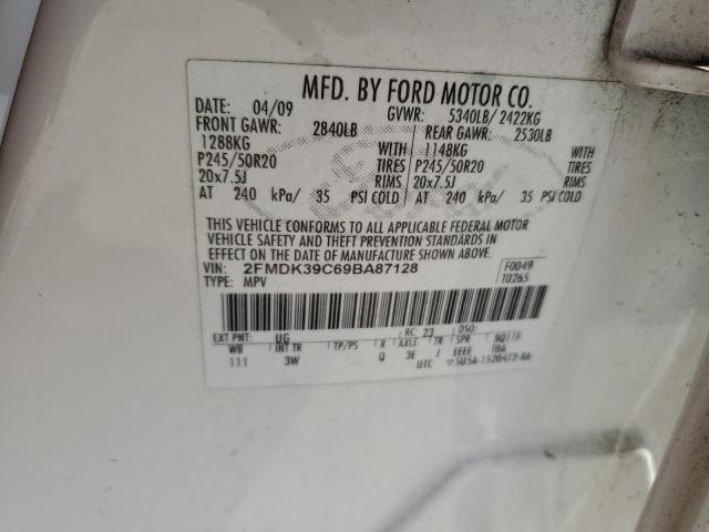 Photo 12 VIN: 2FMDK39C69BA87128 - FORD EDGE 