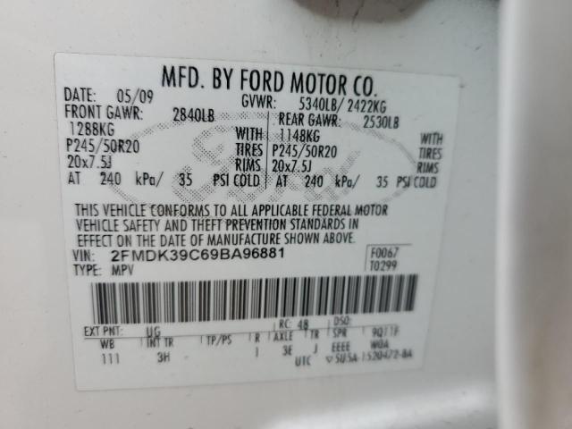 Photo 11 VIN: 2FMDK39C69BA96881 - FORD EDGE LIMIT 