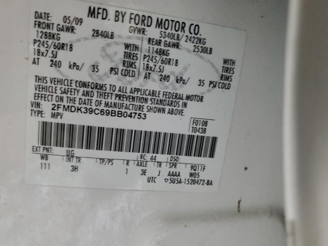 Photo 12 VIN: 2FMDK39C69BB04753 - FORD EDGE 