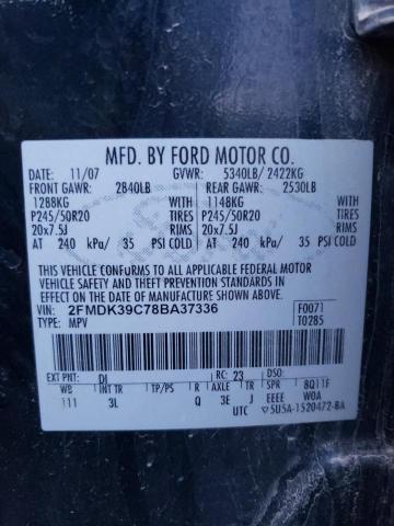 Photo 12 VIN: 2FMDK39C78BA37336 - FORD EDGE 