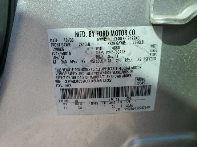 Photo 12 VIN: 2FMDK39C79BA61332 - FORD EDGE 