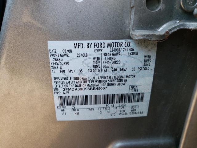 Photo 9 VIN: 2FMDK39C98BB45067 - FORD EDGE LIMIT 