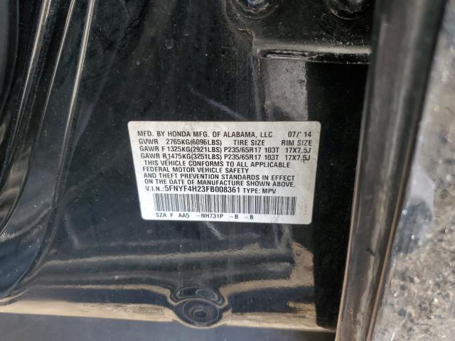 Photo 11 VIN: 2FMDK39CX8BA48993 - HONDA PILOT 