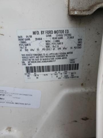 Photo 11 VIN: 2FMDK39CX8BA98017 - FORD EDGE 