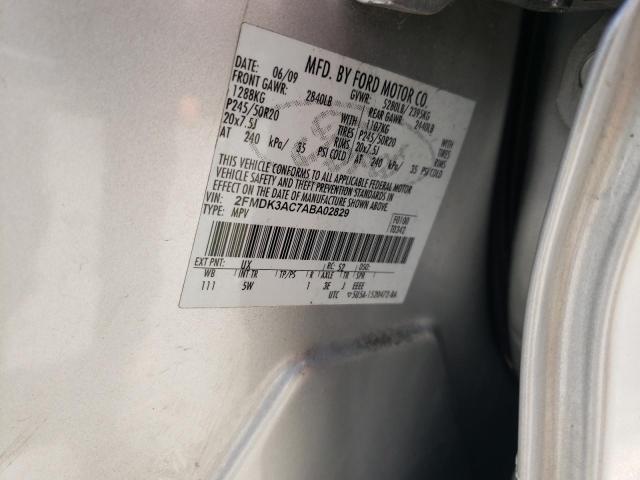 Photo 9 VIN: 2FMDK3AC7ABA02829 - FORD EDGE SPORT 