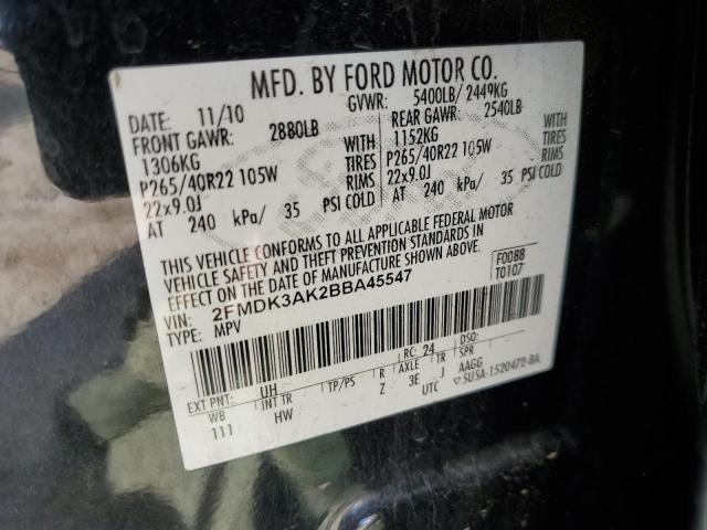 Photo 11 VIN: 2FMDK3AK2BBA45547 - FORD EDGE 