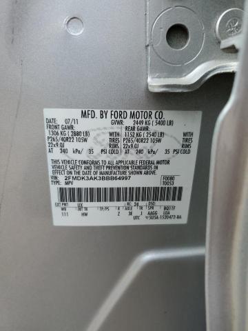 Photo 9 VIN: 2FMDK3AK3BBB64997 - FORD EDGE SPORT 