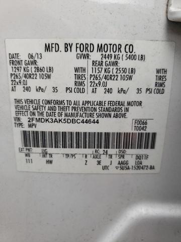 Photo 12 VIN: 2FMDK3AK5DBC44644 - FORD EDGE SPORT 