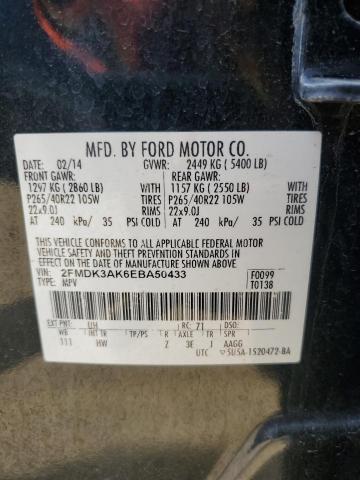 Photo 12 VIN: 2FMDK3AK6EBA50433 - FORD EDGE SPORT 