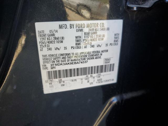 Photo 13 VIN: 2FMDK3AK9EBA74337 - FORD EDGE 