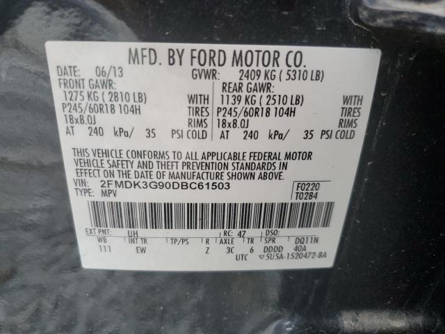 Photo 12 VIN: 2FMDK3G90DBC61503 - FORD EDGE SE 