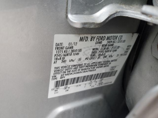 Photo 12 VIN: 2FMDK3G95CBA76653 - FORD EDGE SE 