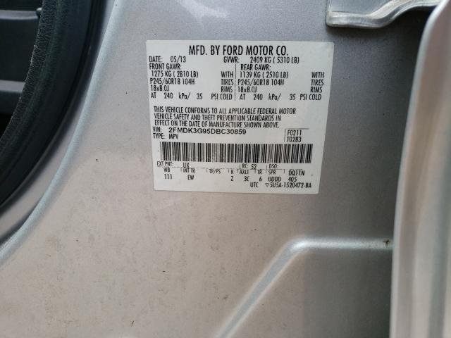 Photo 9 VIN: 2FMDK3G95DBC30859 - FORD EDGE SE 