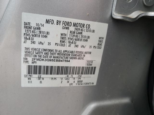 Photo 11 VIN: 2FMDK3G95EBB47594 - FORD EDGE SE 