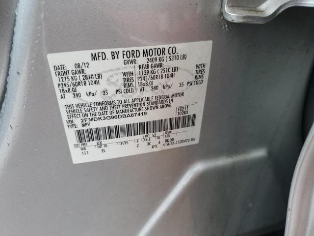 Photo 12 VIN: 2FMDK3G96DBA87419 - FORD EDGE SE 