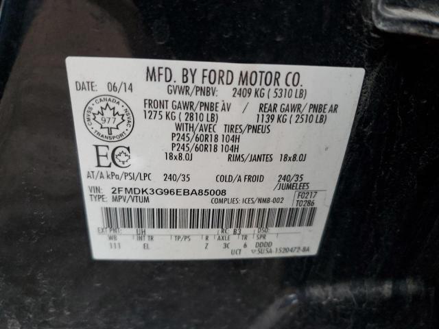 Photo 12 VIN: 2FMDK3G96EBA85008 - FORD EDGE SE 