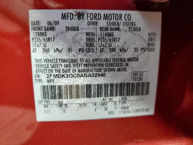 Photo 13 VIN: 2FMDK3GC0ABA02940 - FORD EDGE SE 