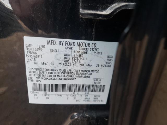 Photo 9 VIN: 2FMDK3GC0ABA80067 - FORD EDGE SE 