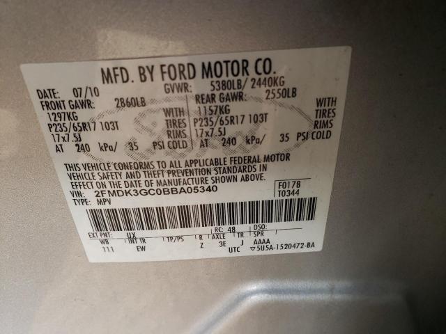 Photo 11 VIN: 2FMDK3GC0BBA05340 - FORD EDGE SE 