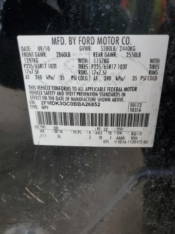 Photo 11 VIN: 2FMDK3GC0BBA26852 - FORD EDGE SE 